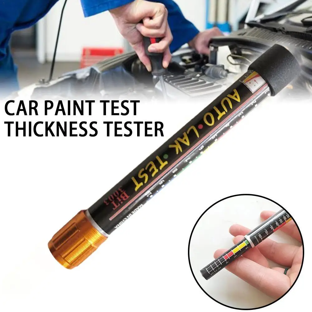 Car Paint Thickness Tester Meter With Magnetic Tip Scale Indicator Portable Car Paint Coating Tester Coat Crash Check Test