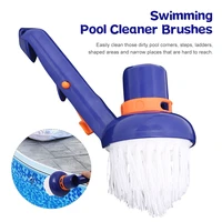 high quality durable handheld swimming pool corner vacuum brush swimming pool steps brush cleaning brush for spa hot tub