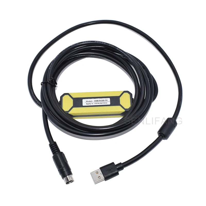 Фото Новый кабель программирования USB - SC09 - FX - USB FX1N - AW для mitsubishi PLC, кабель программирования FX2N FX3U №2