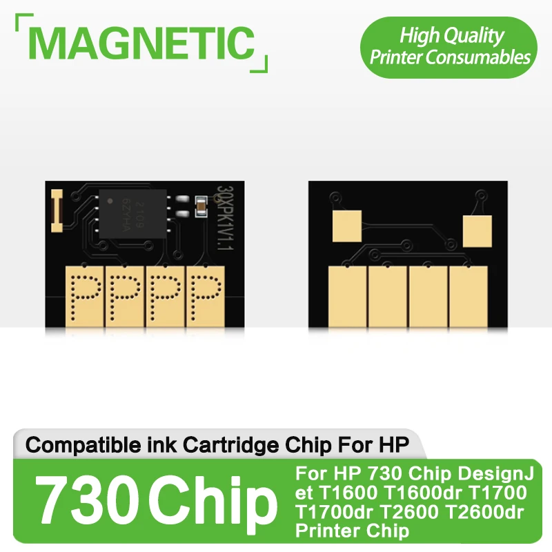 Чип чернильного картриджа для HP 730 новый обновленный чип HP730 принтеров DesignJet T1600