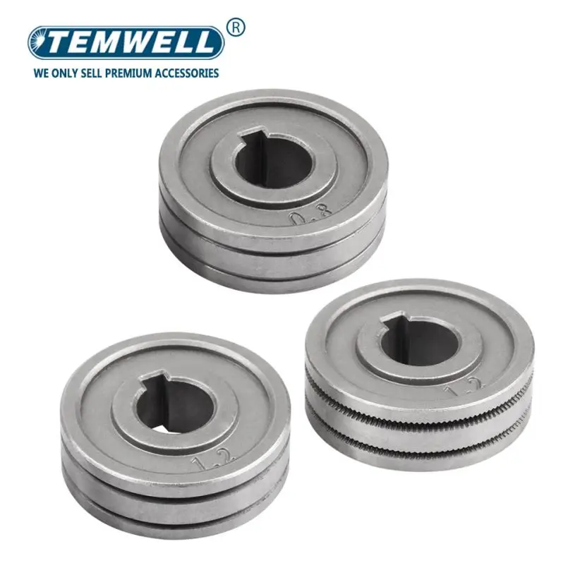 

TEMWELL Ролики подачи проволоки для сварки 0.6-0.8 мм, 0.8-1.0 мм, 1.0-1.2 мм