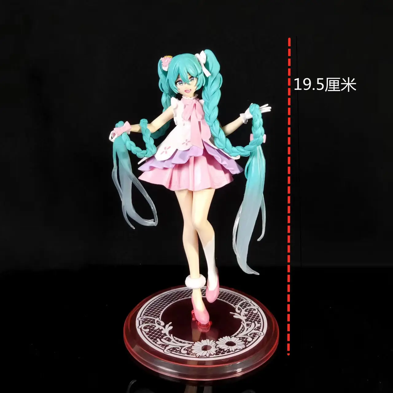 Скидка Новинка 2022, симпатичная кавайная Статуэтка Мику из Аниме Хацунэ Мику, виртуальный певец, статуэтка Мику манга, фигурки из ПВХ, Коллекционная...