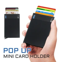 aluminum alloy credit card bag metal card cover wallet anti degaussing wallet womens bag mens bag card bag manager card holder