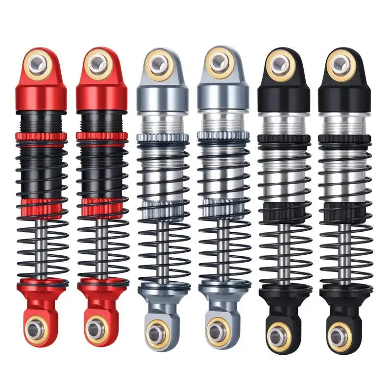 Ударный амортизатор с длинной резьбой, 4 шт., 59 мм, подходит для TRX4M 1/18 RC гусеничной обновленной версии, детали для модернизации радиоуправляемых автомобилей