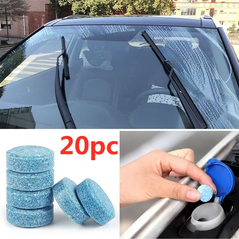 

5 шт./20 шт. (1 шт. = 4 л) автомобильный стеклоочиститель стеклоомыватель авто твердый очиститель компактные шипучие таблетки ремонт окон автомобильные аксессуары