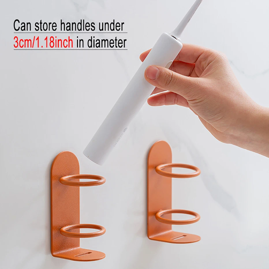 

Железный Держатель для электрической зубной щетки, держатель для зубной пасты в ванной комнате, Стеллаж с настенным креплением, полка для э...