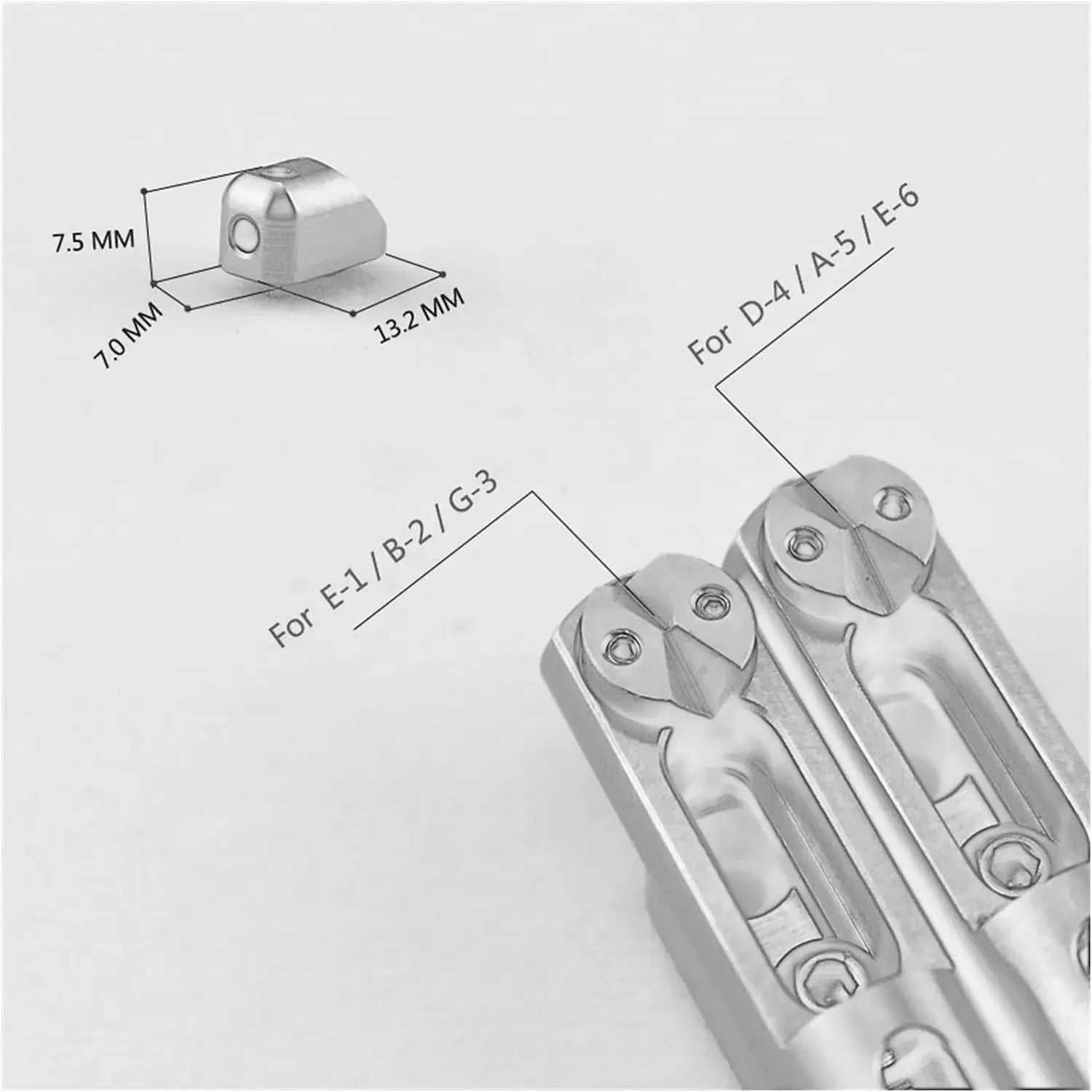 Набор безголовых гитарных бриджей из нержавеющей стали одинарный мост для