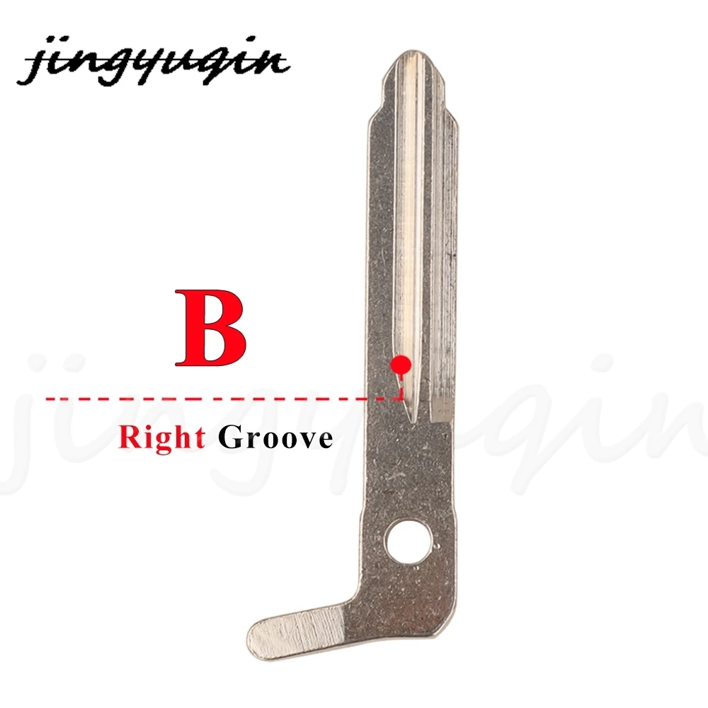 

Jingyuqin дистанционный автомобильный смарт-ключ, аварийная вставка, неразрезанное лезвие, заготовка для Mazda 2 3 5 6 M6 MX5 CX5 CX7 CX9 RX8 Cx30, автомобильные аксессуары