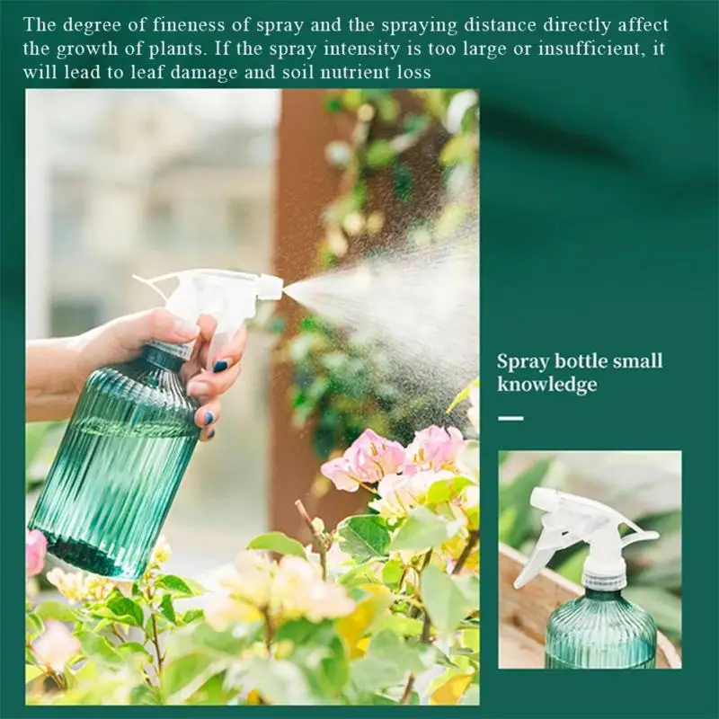 Flower Spray Bottle Plant Sprayer Irrigation Watering Can Garden Pot for Indoor Cleaning Supplies