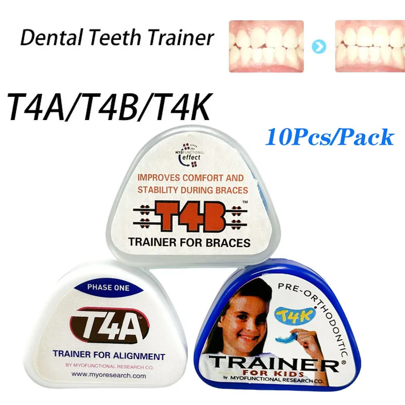 T4K/T4A/T4B 10 шт. стоматологический ортодонтический зубной тренажер Ортодонтические