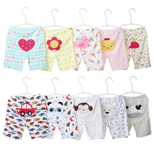 5 шт.партия, разные цвета Детские шорты с рисунком хлопковые шорты для маленьких девочек летние шорты унисекс для малышей трусики для новорожденных