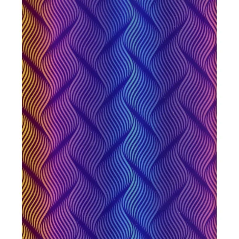 Гидрографическая пленка с волнистым узором для переноса воды гидропогружная