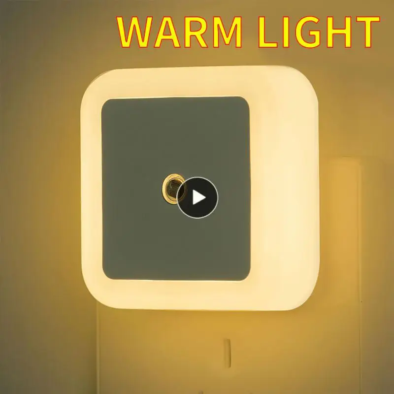

Led Nightlight Mini Bedroom Bulb Light Sensor Control Eu Us Uk Plug Backlight Living Room Bedroom Lighting Night Lamp 110-240v