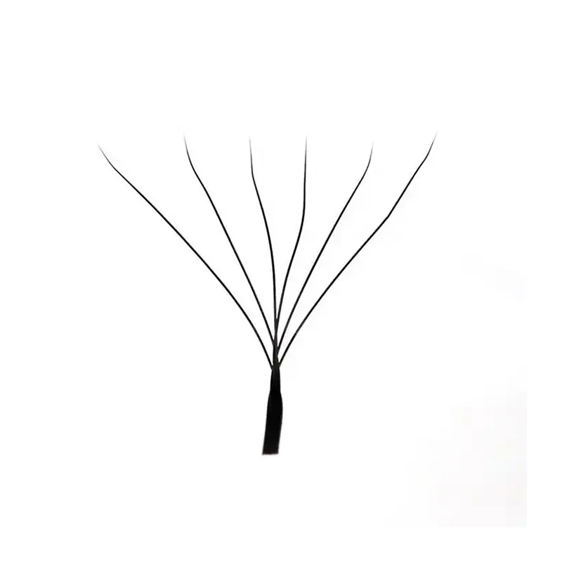 Высококачественные ресницы в форме 6D W толщина 0 07 мм натуральный изгиб готовые