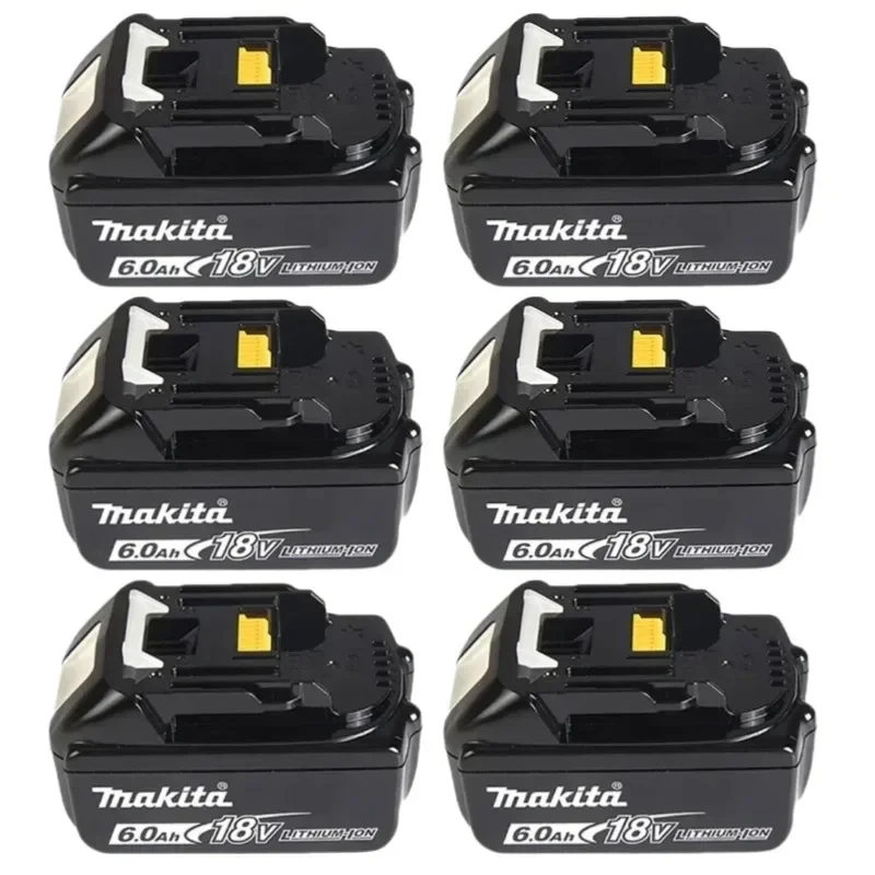 Новый аккумулятор Makita 6Ah для электроинструмента 18 В BL1840 BL1830B BL1850B BL1850 BL1860 BL1815