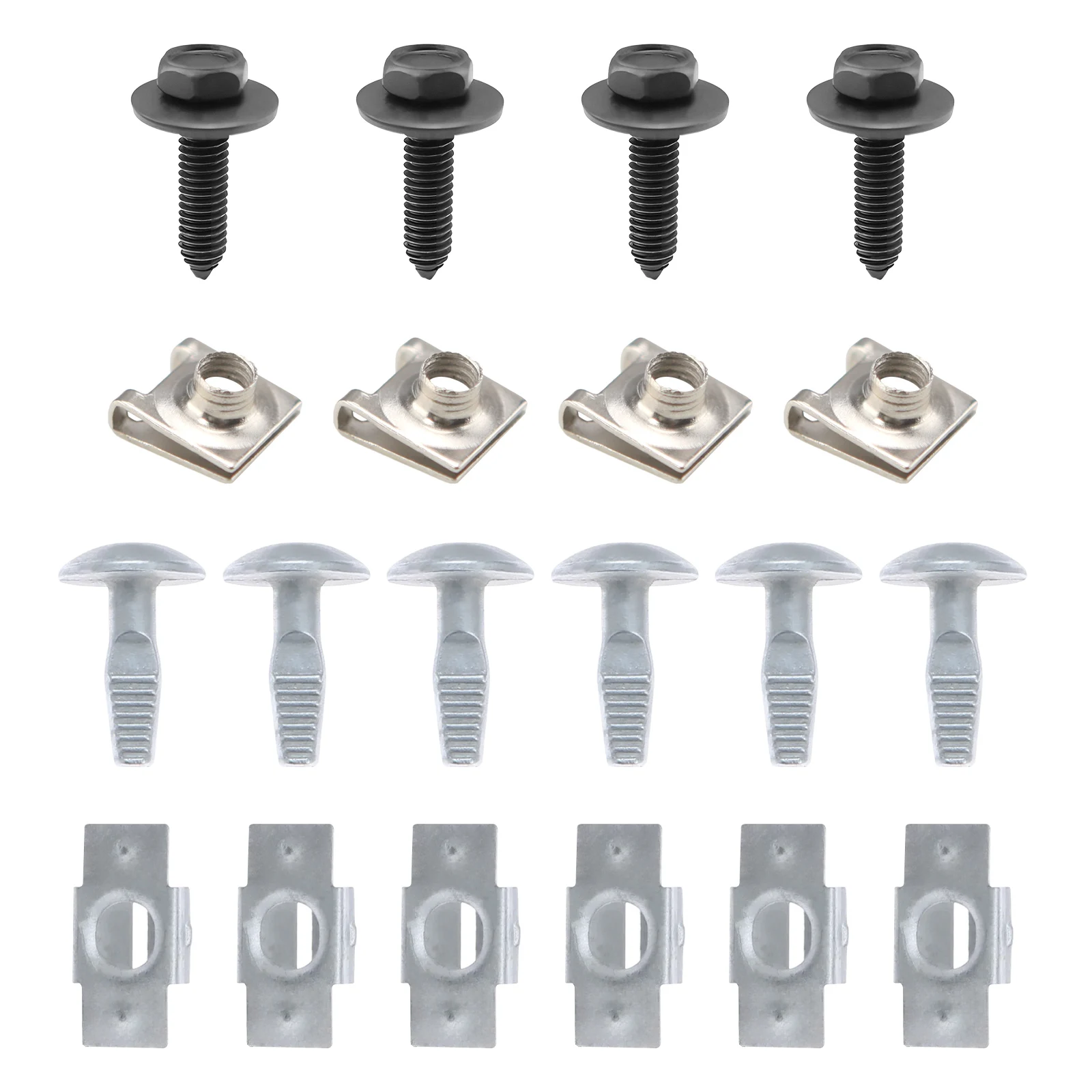 

20X комплект крепежных зажимов для крышки двигателя для Citroen C5 Peugeot 407