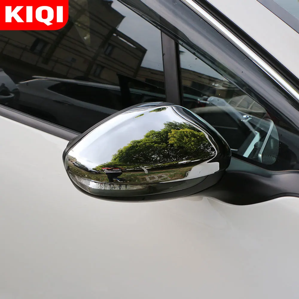 KIQI ABS Chrome Rearview Mirror Protection Cover Strips Fit for Peugeot 408 2014 - 2019 Rear View Covers Trim | Автомобили и