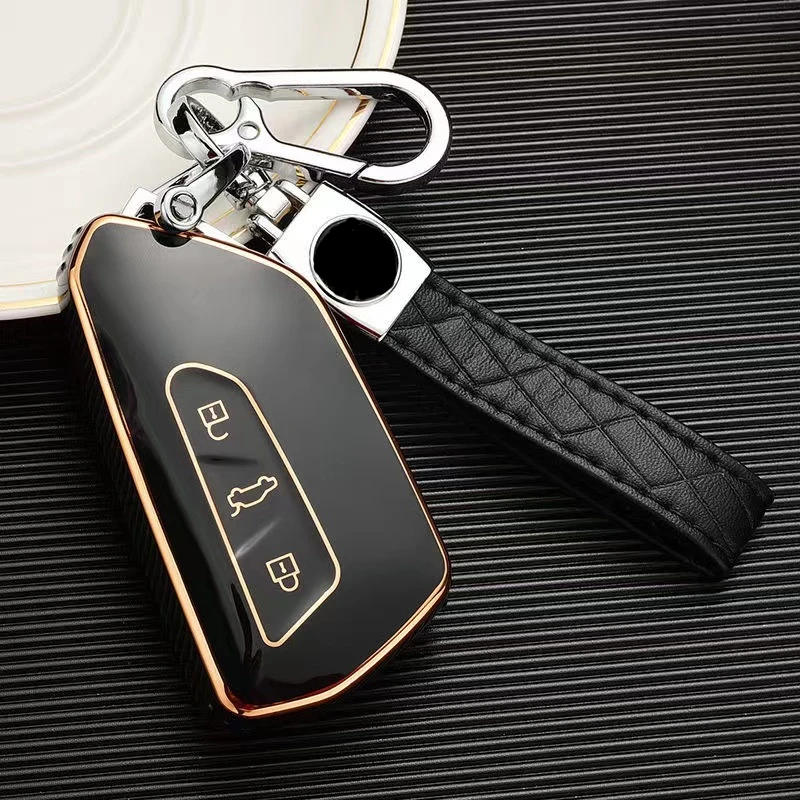 

New Soft TPU Car Remote Key Case Cover Shell Fob For VW Volkswagen Golf 8 2020 Skoda Octavia A8 2021 SEAT Leon MK4 Accessories