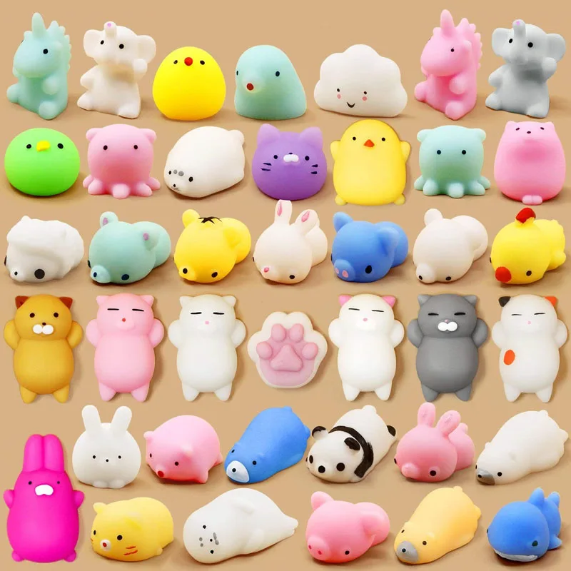 Kawaii Mochi сжимаемые мини игрушки животные Бесплатная Доставка вечерние детская