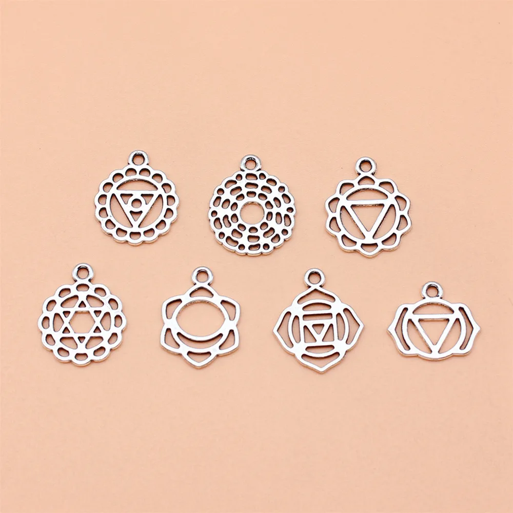 7 шт. подвески-чакры для мужчин