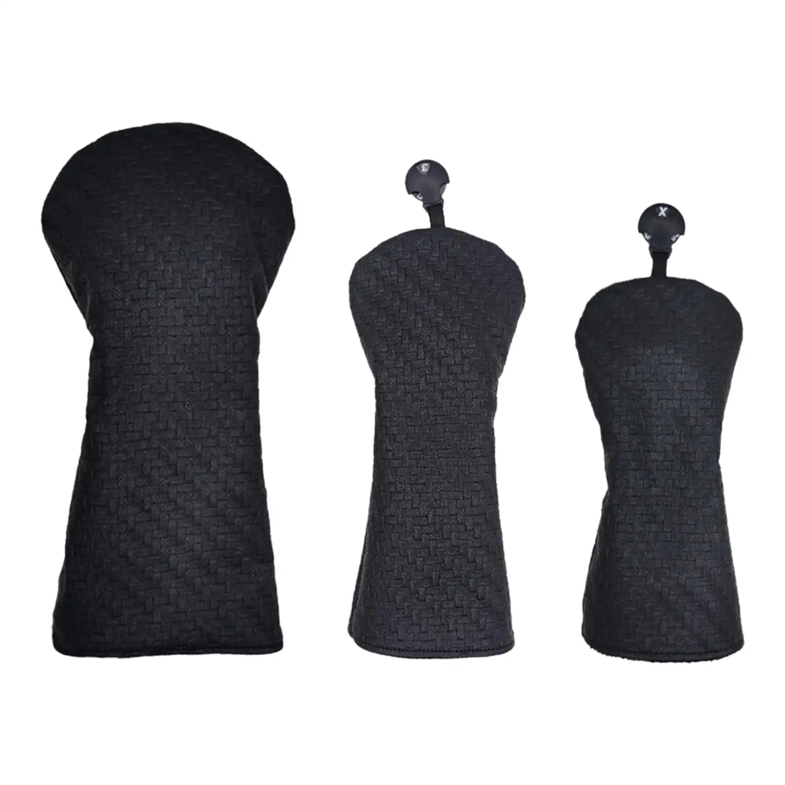 Durable Golf Pole Headcover Wrapped Cue Head Cover for Training Beginners