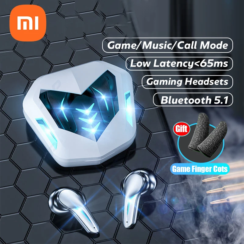 

Игровые наушники Xiaomi TWS Bluetooth 5,1, спортивные водонепроницаемые беспроводные наушники с шумоподавлением, геймерские наушники