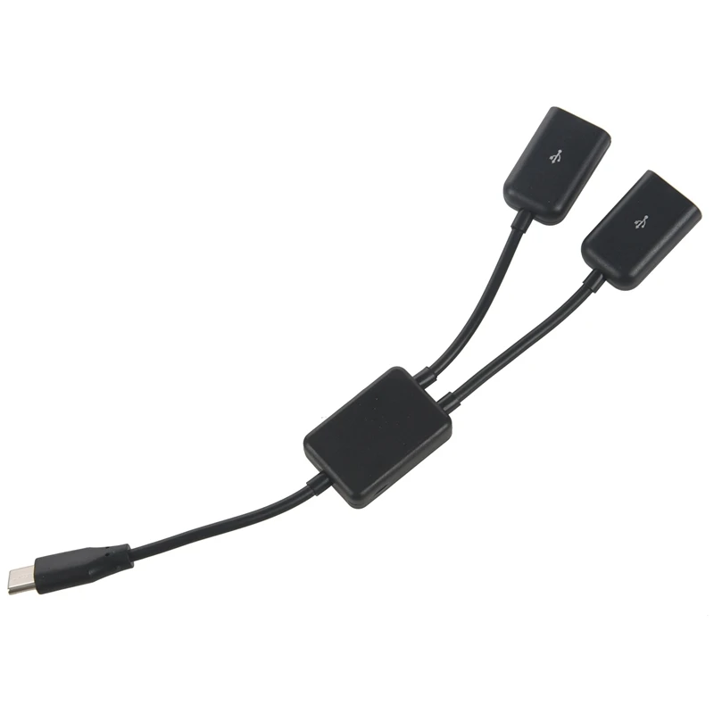 Type C OTG USB 3 1 штекер-Двойной 2 0 гнездо Зарядка порта концентратор кабель Y
