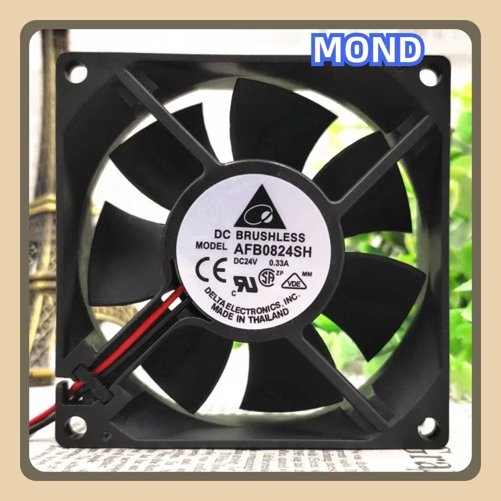 Оригинальный Delta AFB0824SH/VH/HH 2-проводной 3-проводной 8025 24 В 0 33A0 21A 8 см инверторный