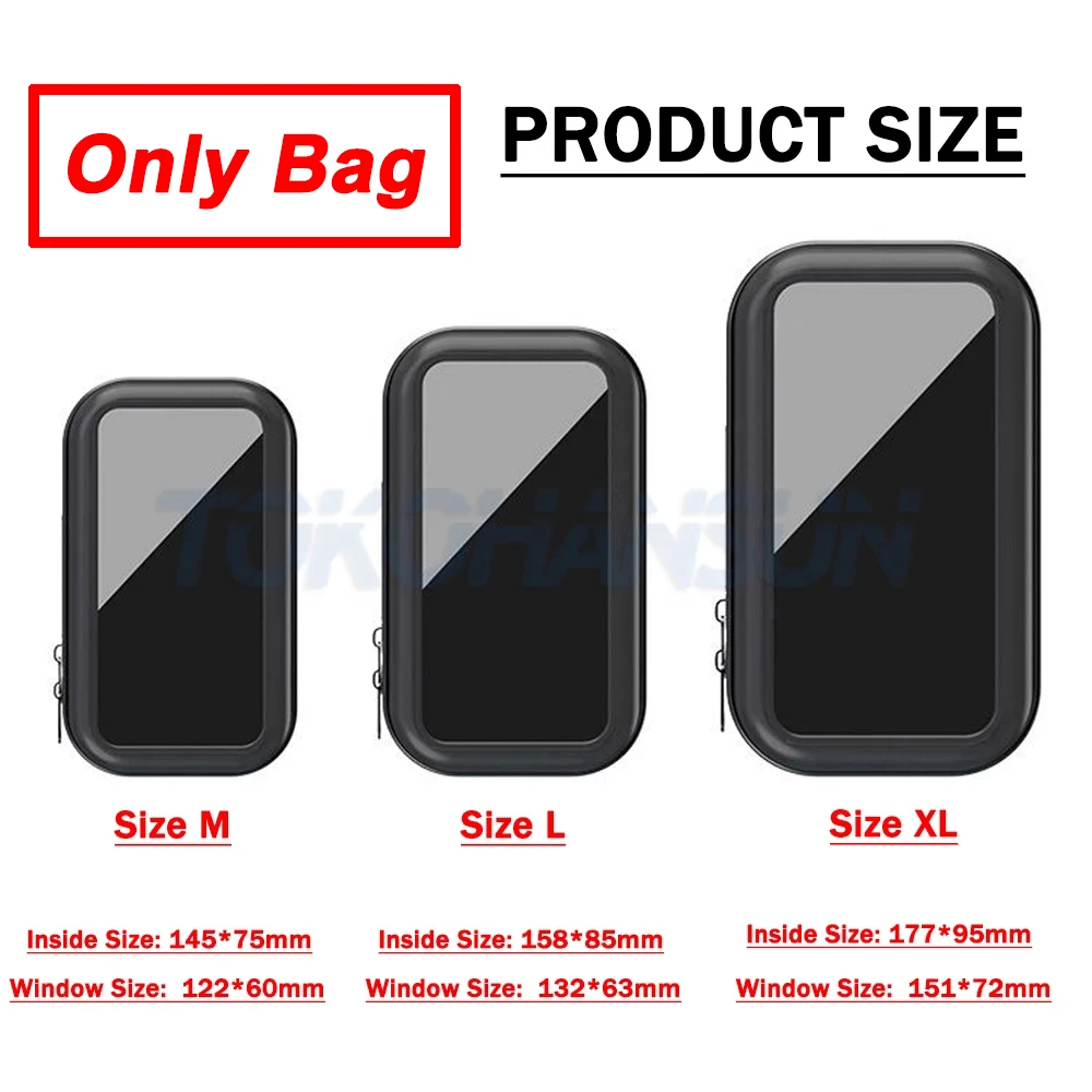 separate accessories universal bicycle phone holderbag motorcycle bike standbag 3 5 6 5 inch motorbike phone bag not a set free global shipping