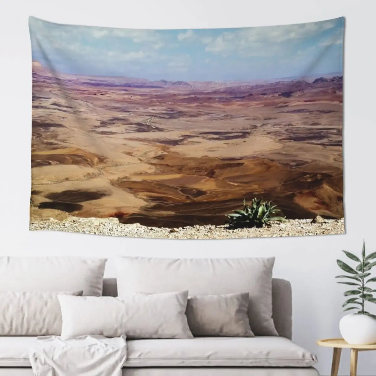 Настенный гобелен Israel Mitzpe Ramon. Plant at Ramon Crater