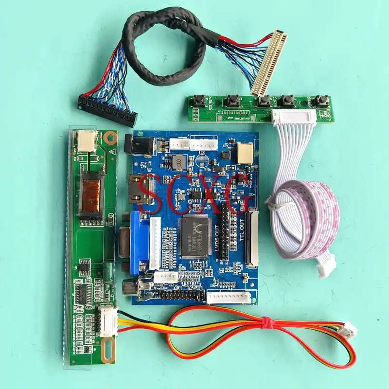 

Плата контроллера матрицы светодиодного ЖК-дисплея подходит для B141EW01 B141EW02 HDMI-совместимая с AV VGA 1280*800 30-контактный LVDS 1CCFL 14,1 "Комплект «сделай сам»