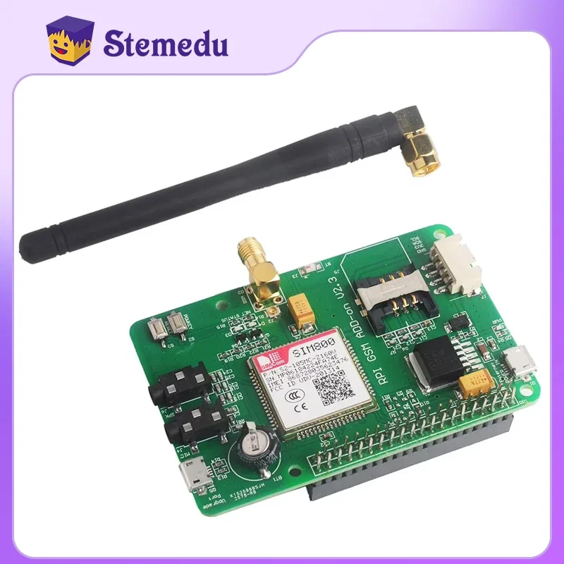 Для Raspberry PI SIM800 модуль GSM GPRS BT дополнительный V2.3 для 3 Model B + четырехдиапазонный