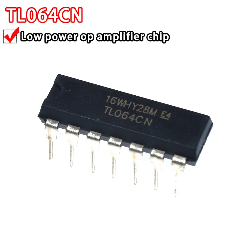 10 шт. TL064CN TL074CN TL084CN вставляется напрямую в DIP14 TL064 TL074 TL084