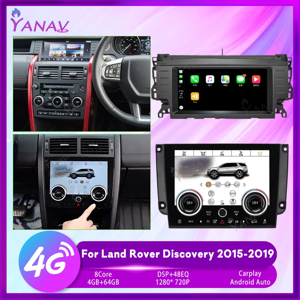 

Автомагнитола на Android для Land Rover Discovery Sport L550 2015-2019, мультимедийный плеер с GPS-навигацией, стерео головное устройство Carplay 2 Din