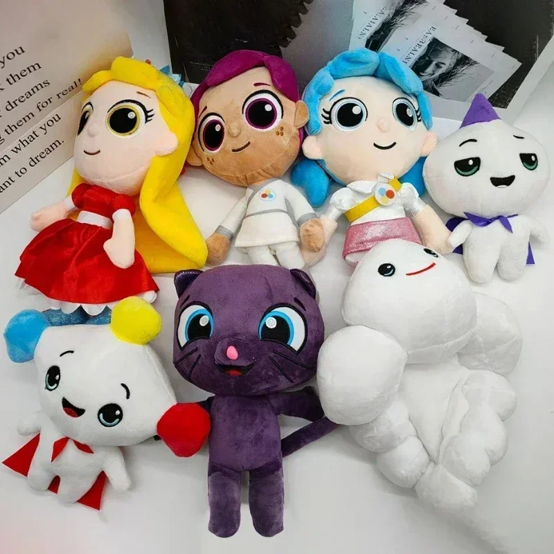 Фото Плюшевые игрушки True and The Rainbow Kingdom Bartleby Cat Rainbow King Zee Grizelda Frookie, мягкая кукла, плюшевые подушки, подарки для детей №3
