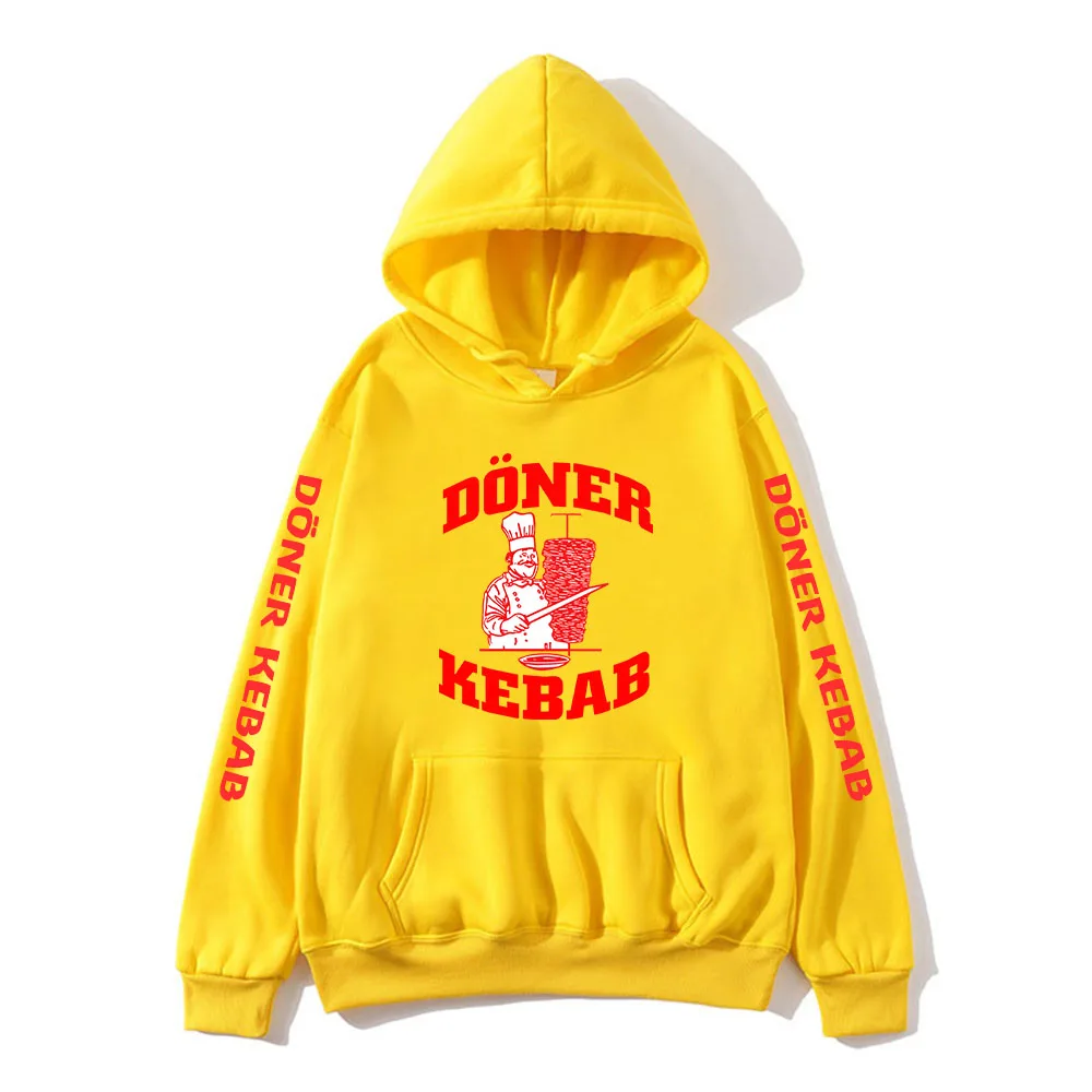 Doner Kebab Hoodie Cartoon Anime Graphic Sweatshirt Men Clothing Winter Streetwear Harajuku Women Y2k Clothes Autumn Sudaderas