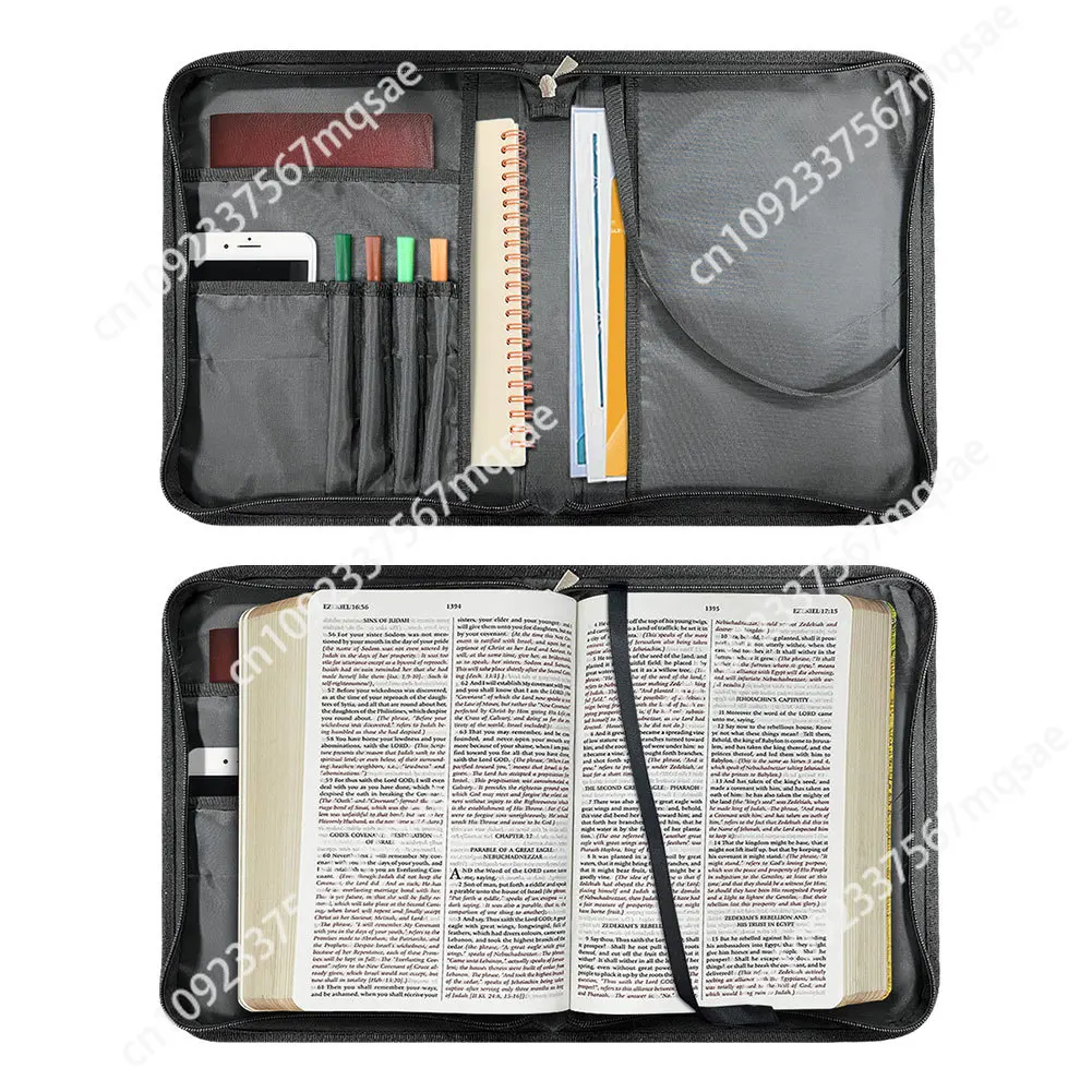 Классический чехол с библейским стихом и принтом в виде льва для Библии женщин