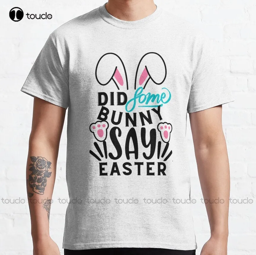 

Did Some Bunny Say Easter-Dj Bunny In Da House Rabbit Funny Easte T-Shirt Mens Big And Tall Women Oversized Tshirtshirts Xs-5Xl