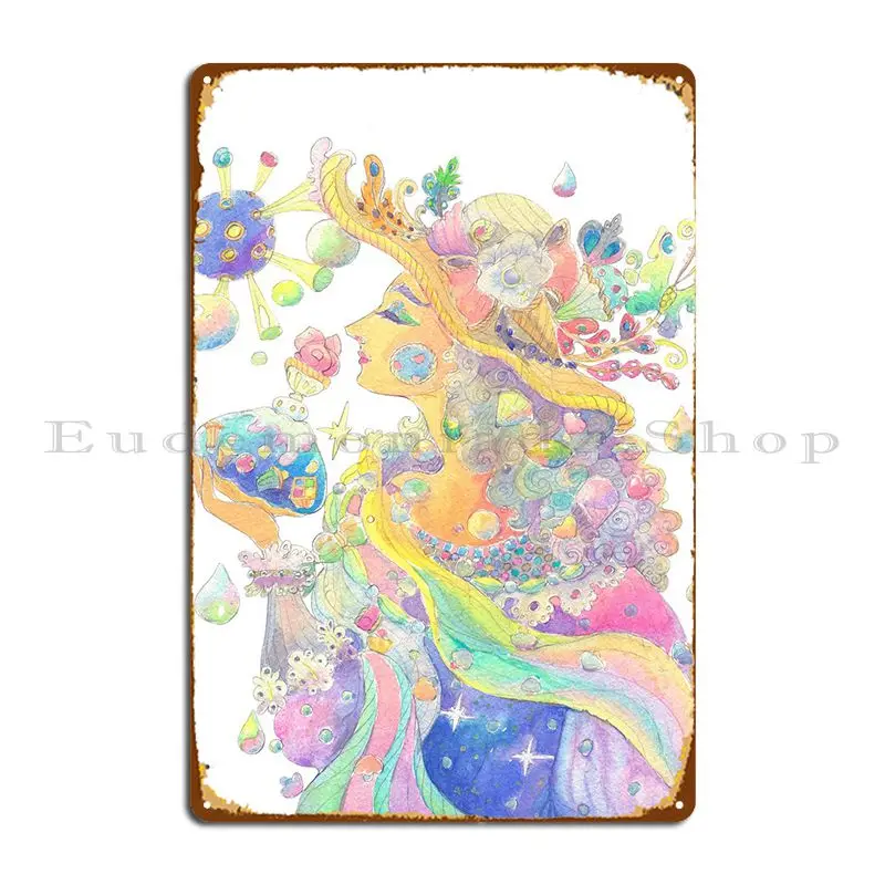 

The Scent Of Fairy Diamond Metal Signs Funny Design Wall Decor Create Wall Plaque Tin Sign Poster