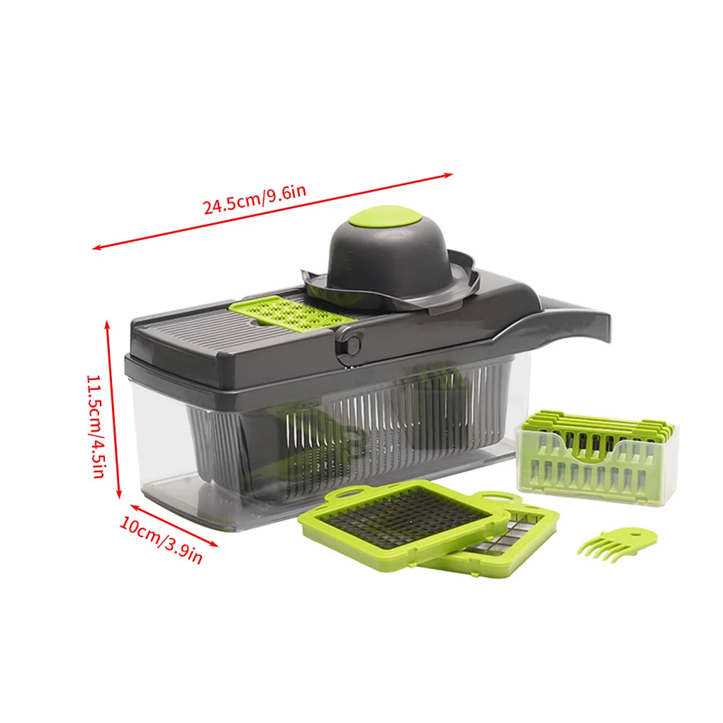 

8In 1 многофункциональный нож для овощей, терка для картофеля, терка для моркови, кухонные аксессуары, гаджеты, стальное лезвие, кухонный изме...