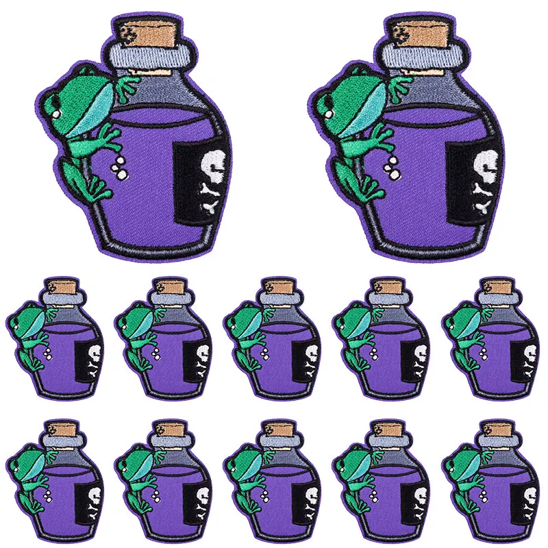 5PCS/lots Cartoon Embroidery Patch Anilam Dinosaur Lion Iron On Patches For Clothing DIY Embroidered Clothes Jackets