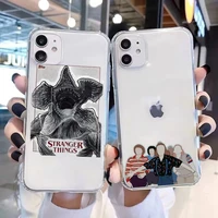 stranger things season 4 phone cases for iphone 12 11 pro max 6s 7 8 plus xs max 12 13 mini x xr se 2020 cover trend fundas