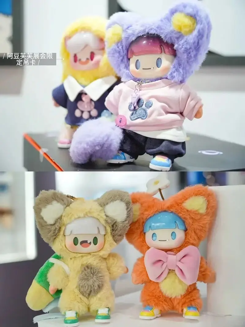 Stock Adou Colorful Life Series Пушистые фигурки Mystery Box Подвеска Коллекционная игрушка в