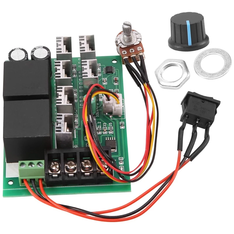 

40A DC 10-50V DC Motor Controller Reversible PWM Controller 12V 24V 36V 2000W Forward Reverse Switch