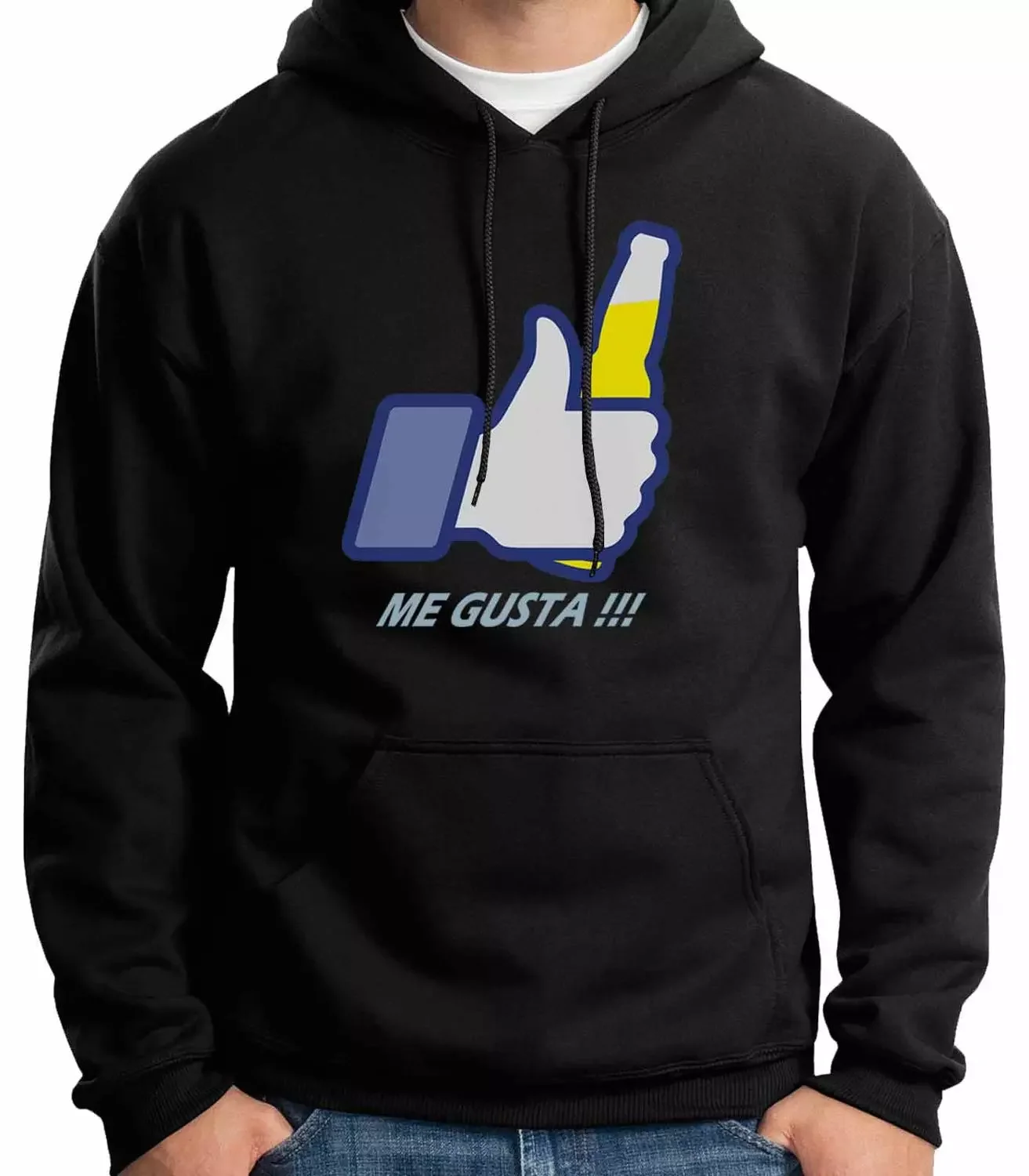 

SWEATSHIRT HOODED-LIKE BEER-I LIKE Beer-FUNNY
