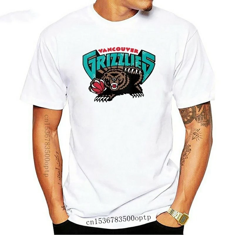 Новинка 2021 Мужская футболка с логотипом Ванкувер Гризли