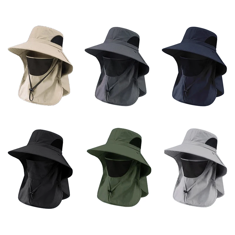 Летние солнцезащитные шляпы с защитой от ультрафиолета уличная кепка для охоты и