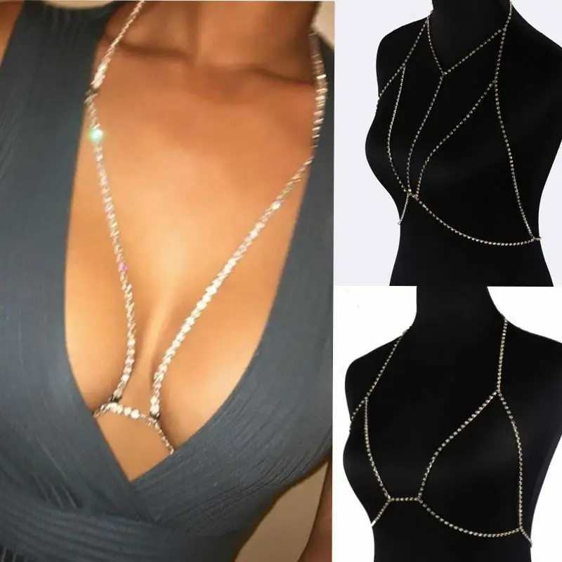 

Women's Fashion Simple Sexy Body Jewelry Spring Summer Sexy Bikini Bust Waist Hip Chain Jewelry Charm Body Necklace