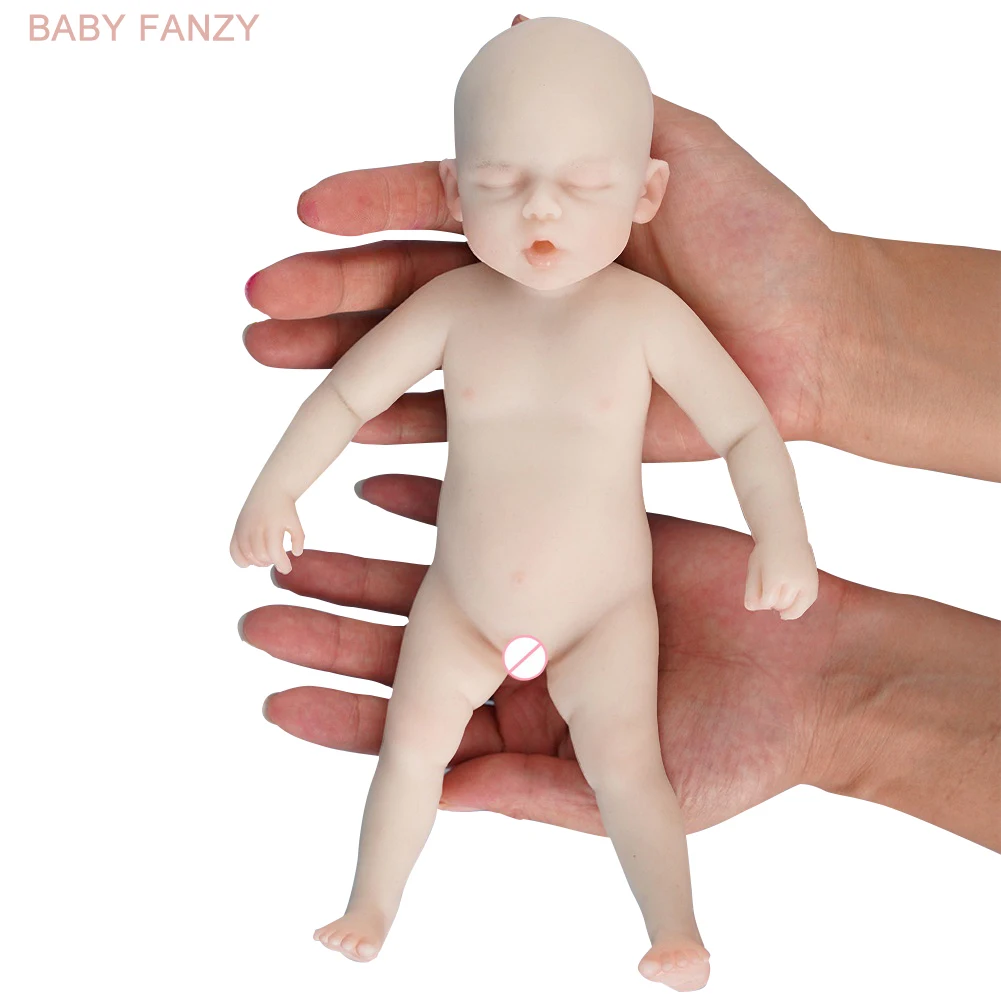 25cm Bebe Doll Reborn Built-in Design Asleep Lifelike Soft Touch Cuddly Baby 3D Skin Visibile Veins Art Doll Full Silicone