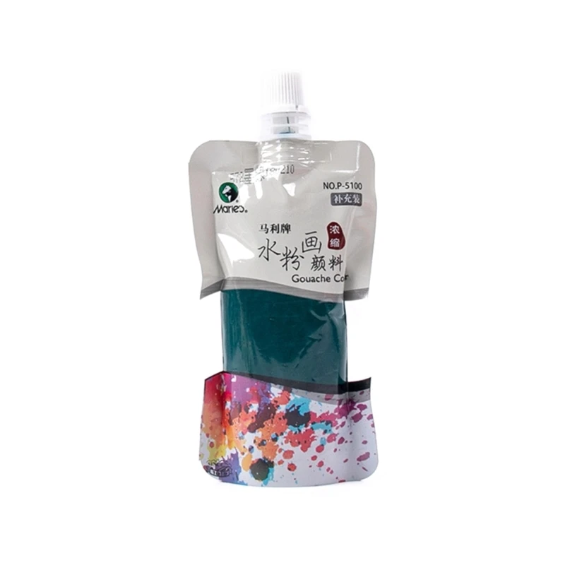 

Single Color Paint Acrylic Paint, 11 Colors (100ml Pouches) In Bags Rich Pigment